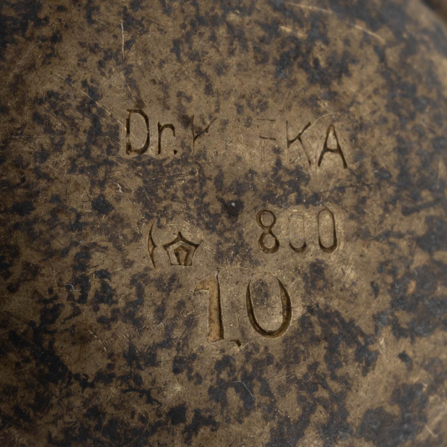 Серебряные разновесы (пять мерных чашечек). Германия, фирма «Dr. KAFKA», конец XIX века.