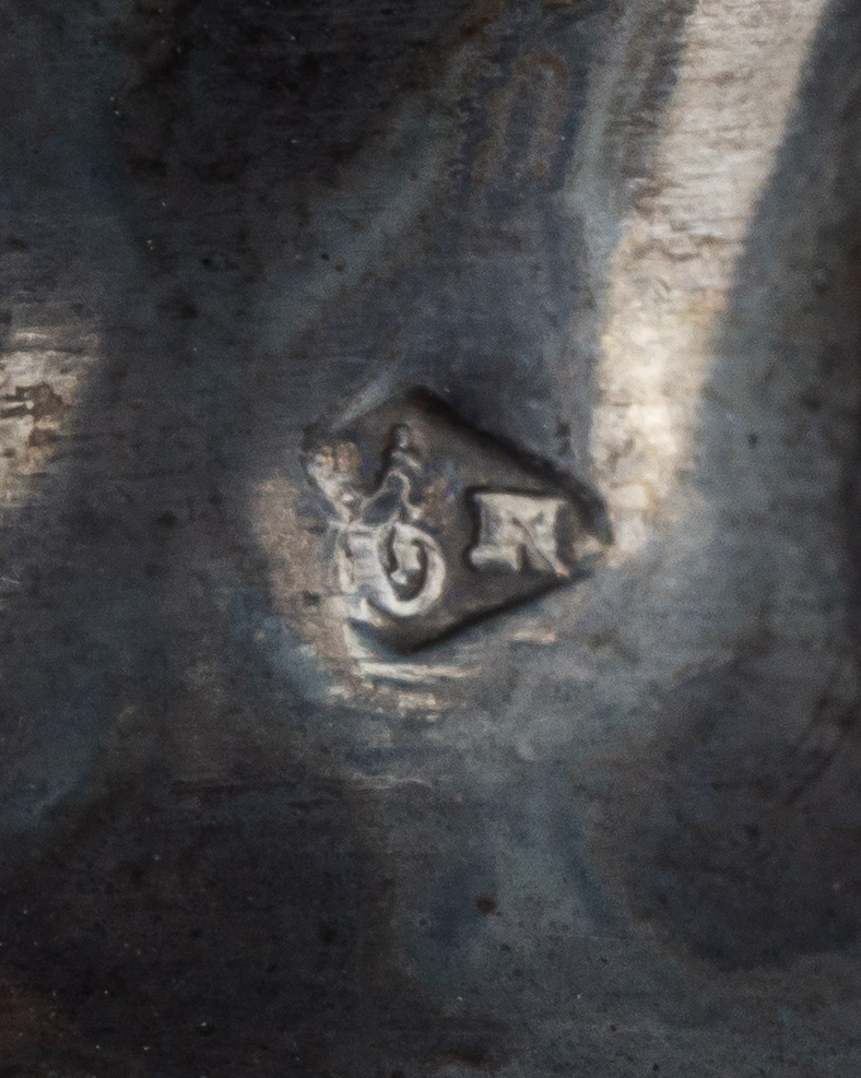 Парные хрустальные флаконы для вина в серебряной оправе.<br>Франция, фабрика Мориса Герше, начало XX века.