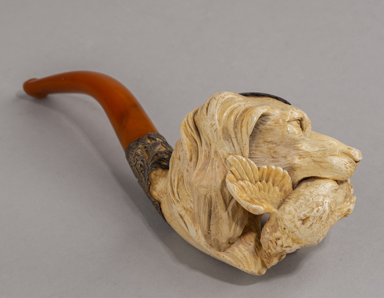 Трубка «Сеттер с дичью». Западная Европа, конец XIX - начало ХХ века.