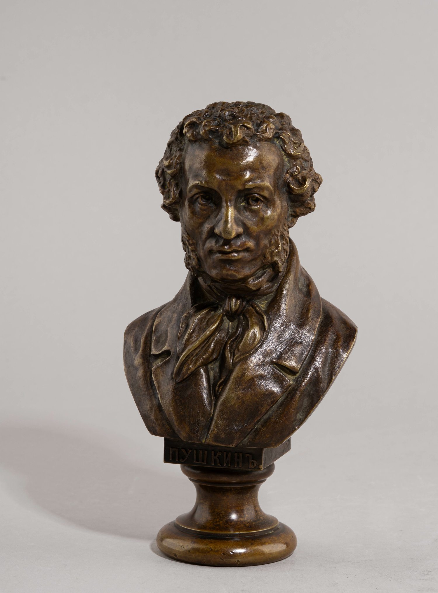 А.С. Пушкин. Бюст.
Скульптор Р.Р. Бах, Санкт-Петербург,  завод К.Ф. Верфеля, 1886 г.