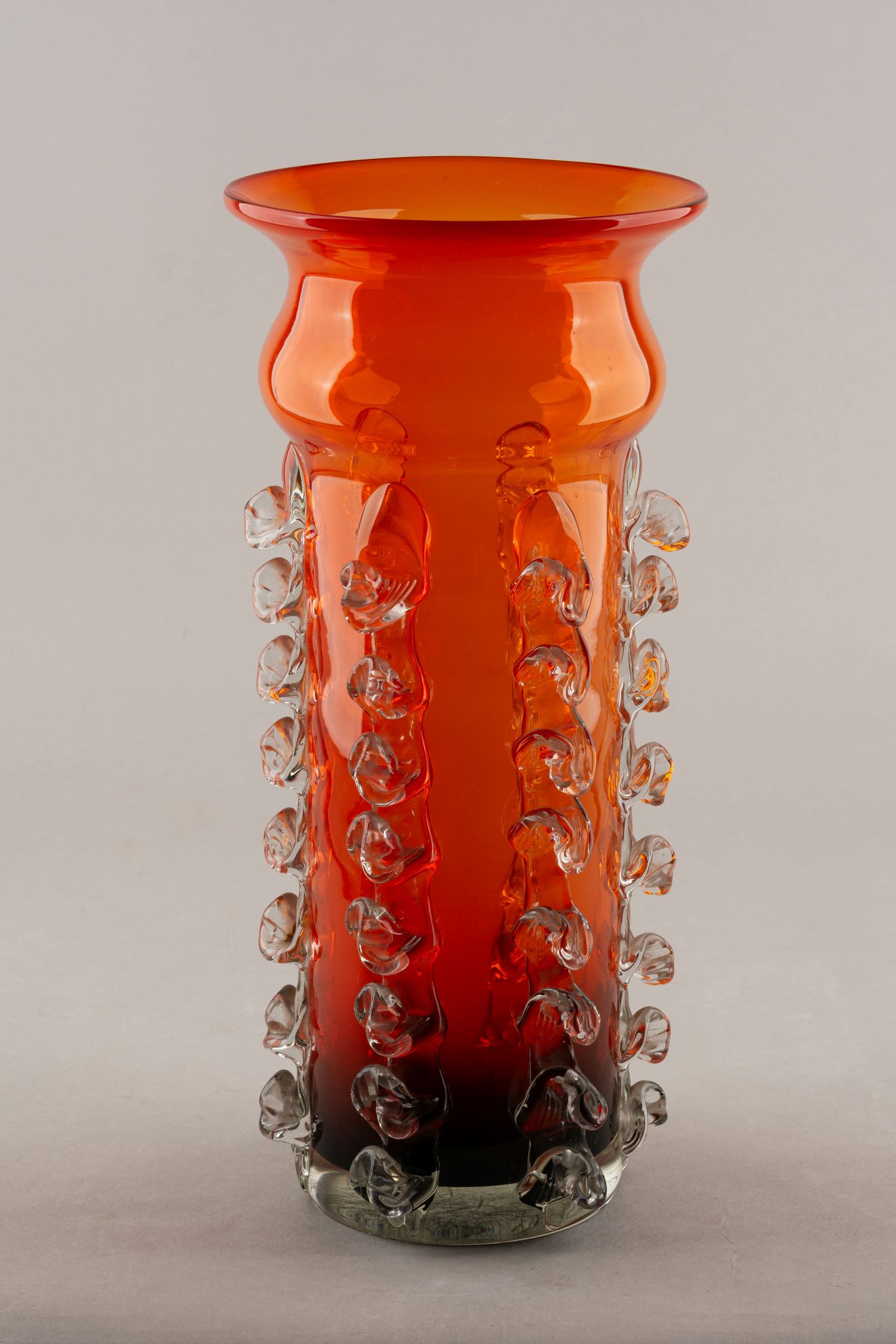 Ваза оранжевая.
СССР, вторая половина XX века.