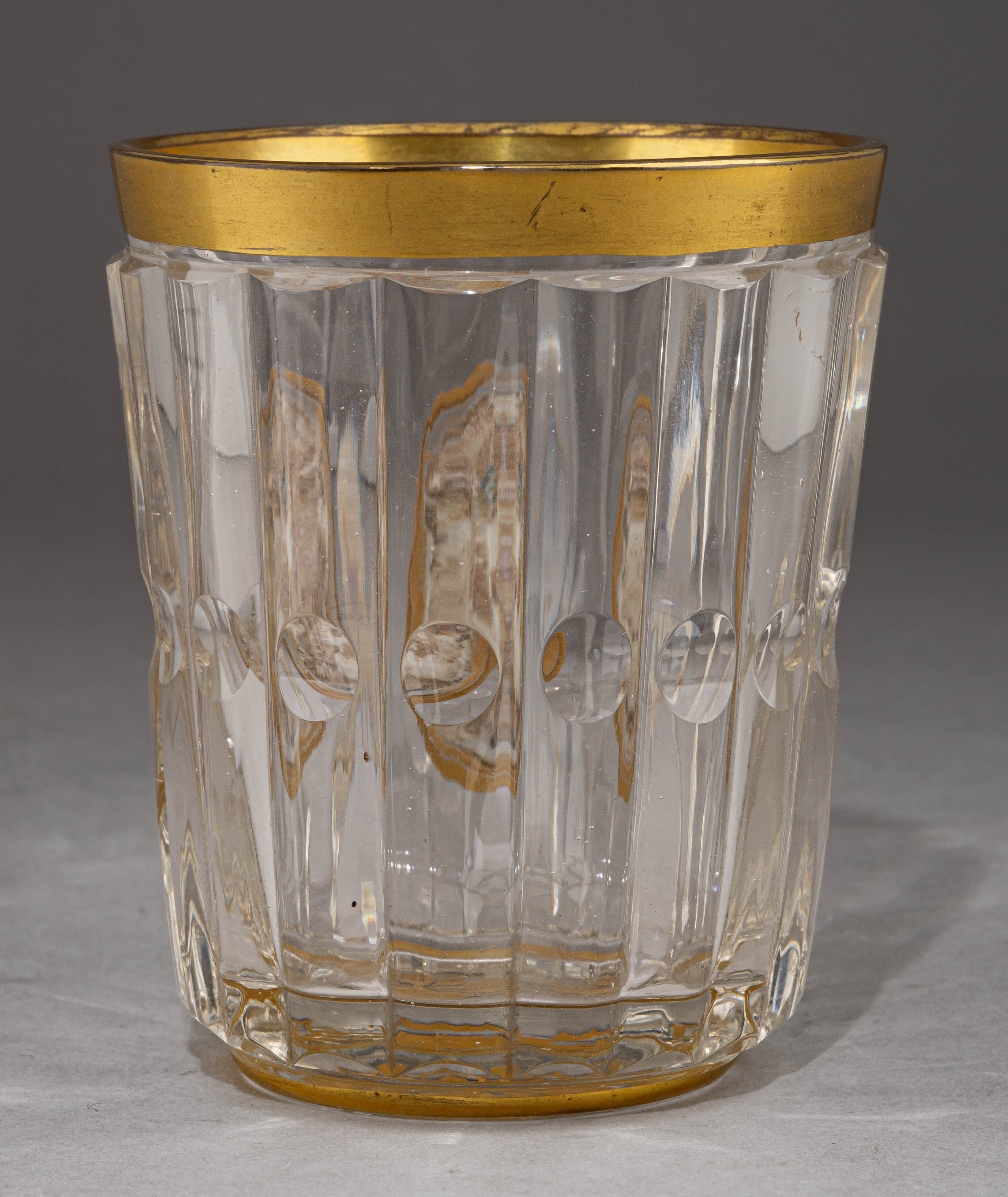 Графин и стакан с портретами красавиц. 
Россия(?), середина XIX века.