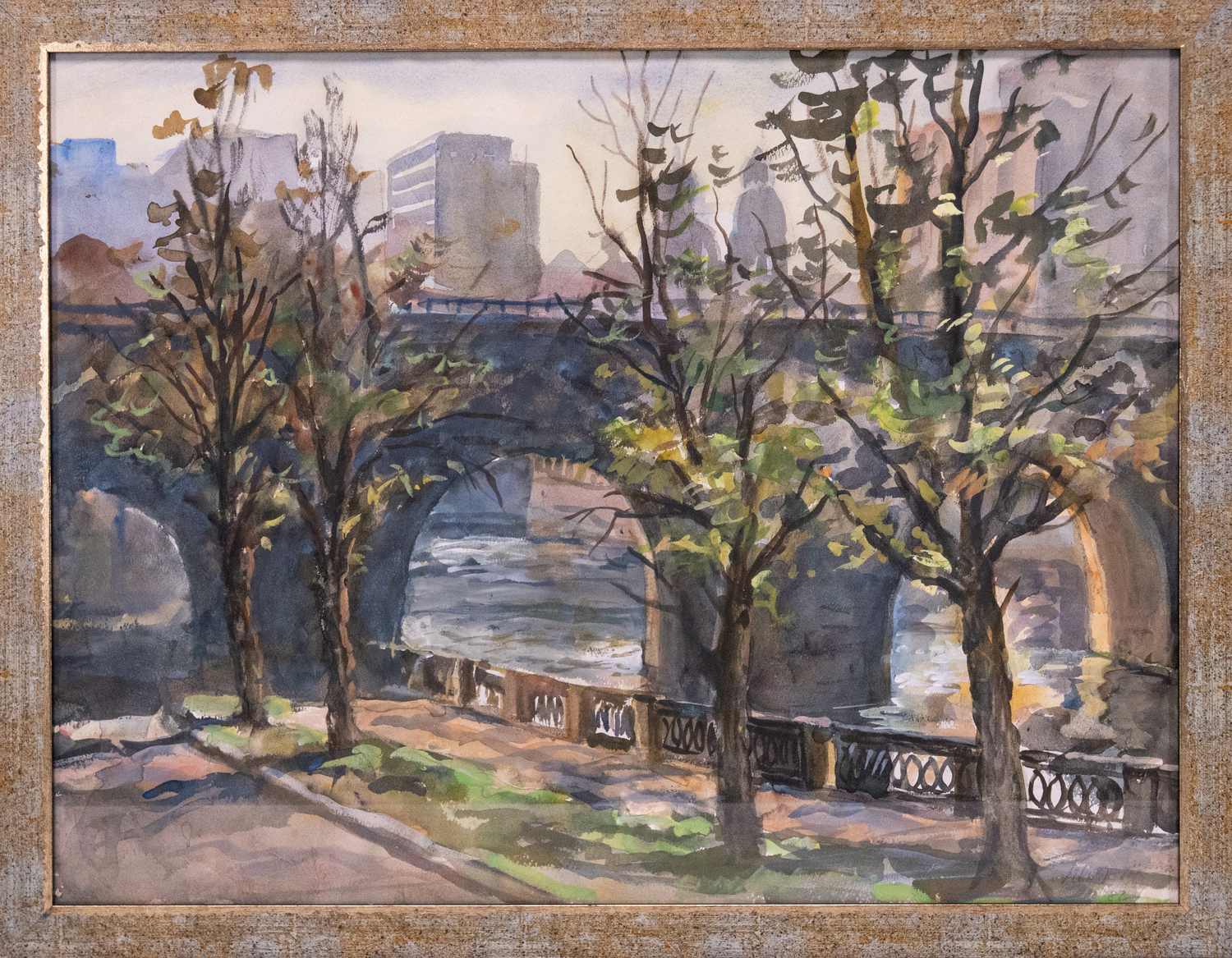 Петров Николай Григорьевич. Лефортовский мост. 1982 г.