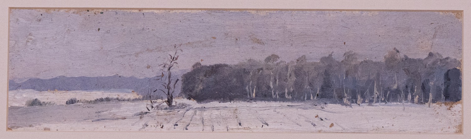 Бабиков Геннадий Аркадьевич. Зимнее поле. 1950-1960 гг.