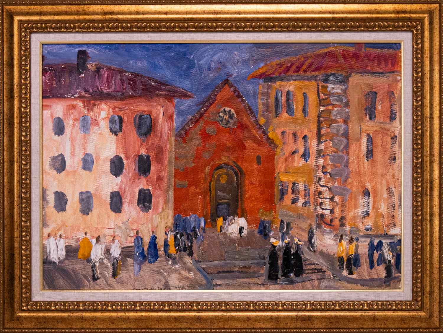 Бурлаков Всеволод Федорович. Италия Венеция,  пл. Сан-Марко. 1979 г.