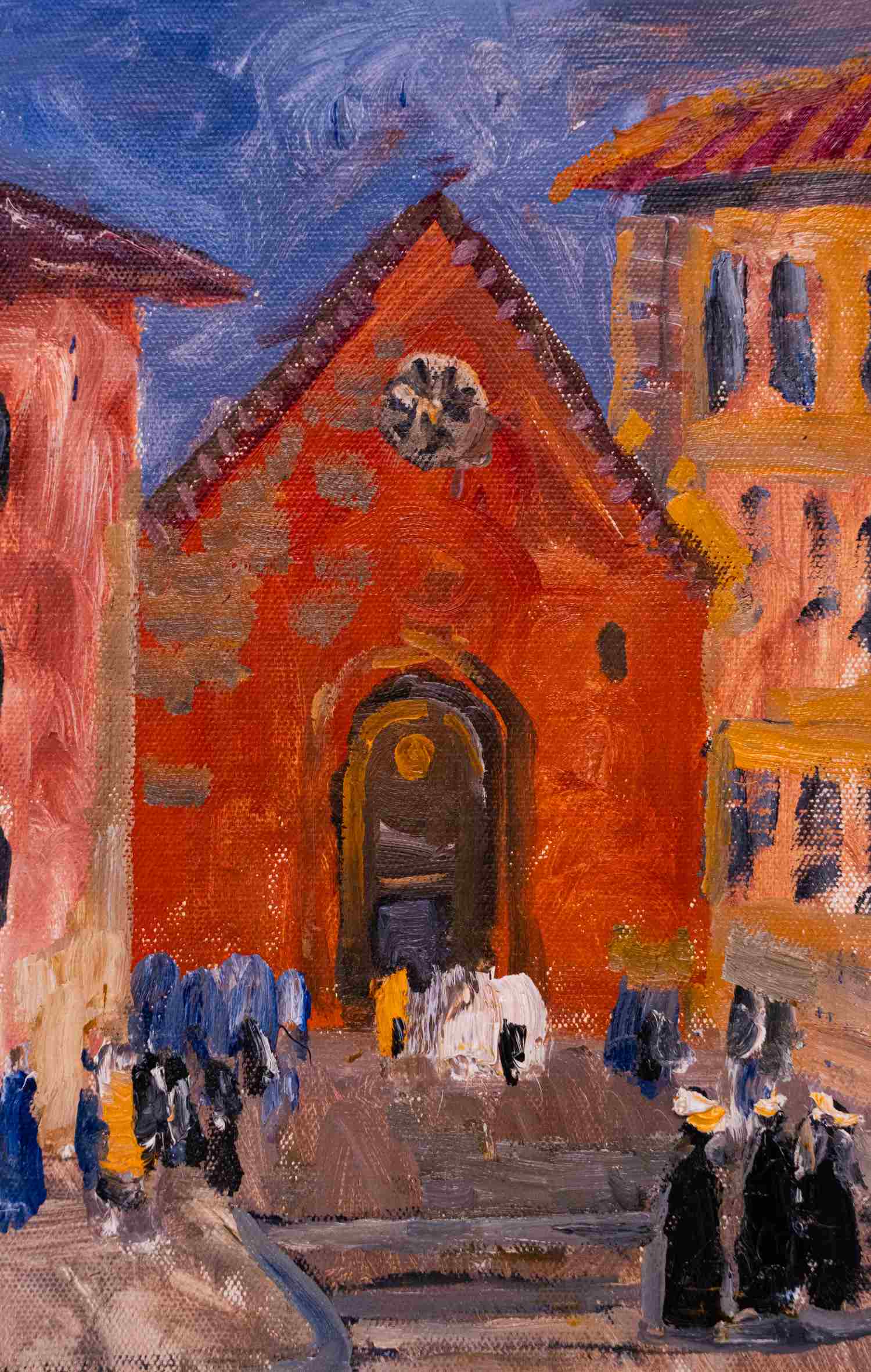 Бурлаков Всеволод Федорович. Италия Венеция,  пл. Сан-Марко. 1979 г.