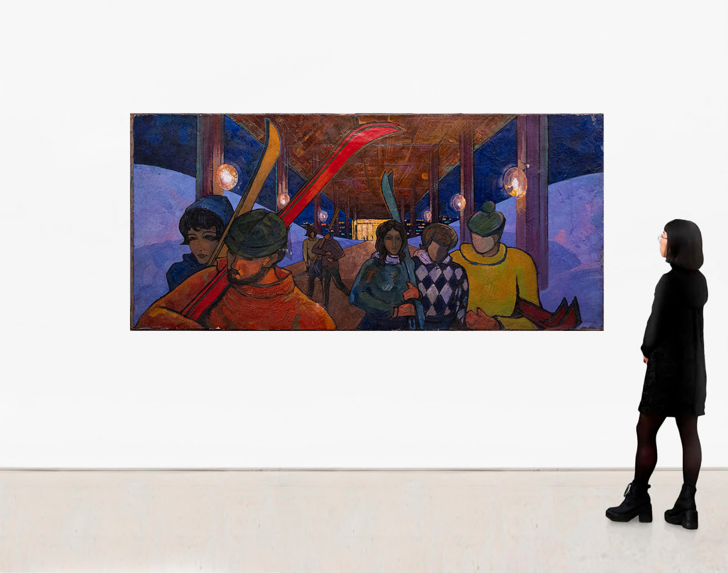 Митюков Игорь Иванович. Лыжники. 1970-е годы.