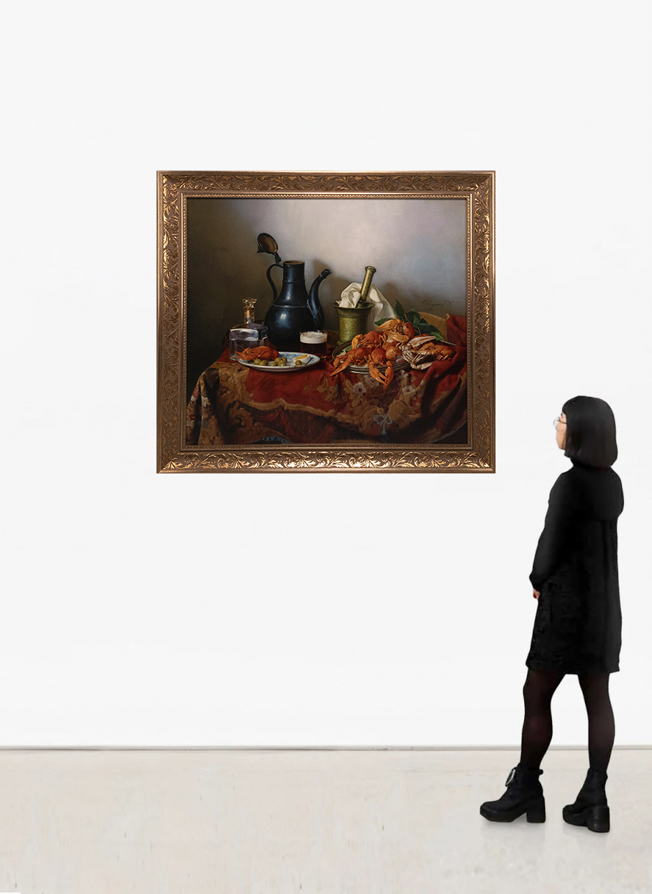 Николай Шурыгин. Натюрморт с раками. 2023 г.