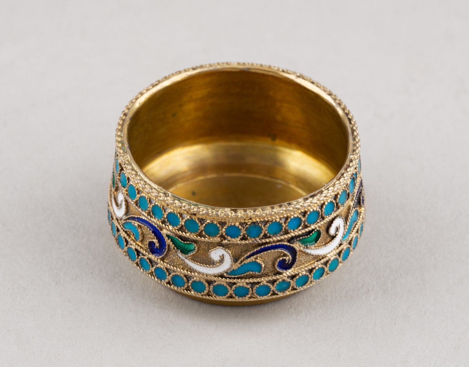 Солонка. Россия, Москва, мастер П. Баскаков, 1908-1910 годы.