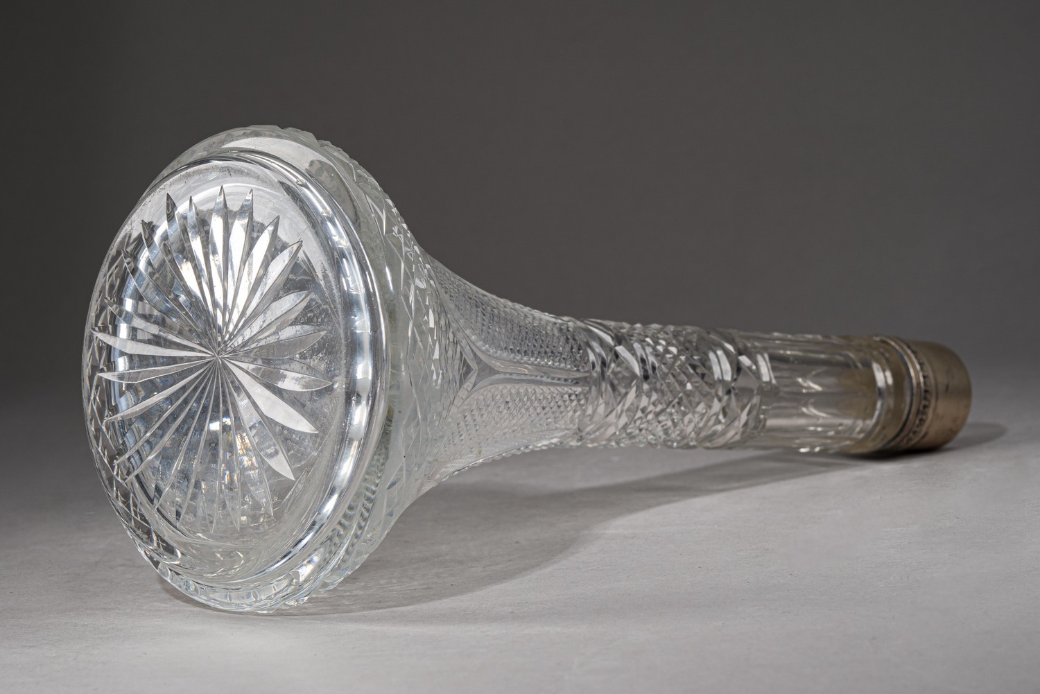 Штоф в серебряной оправе. СССР, Москва, Московская ювелирно-часовая фабрика, 1955 год.