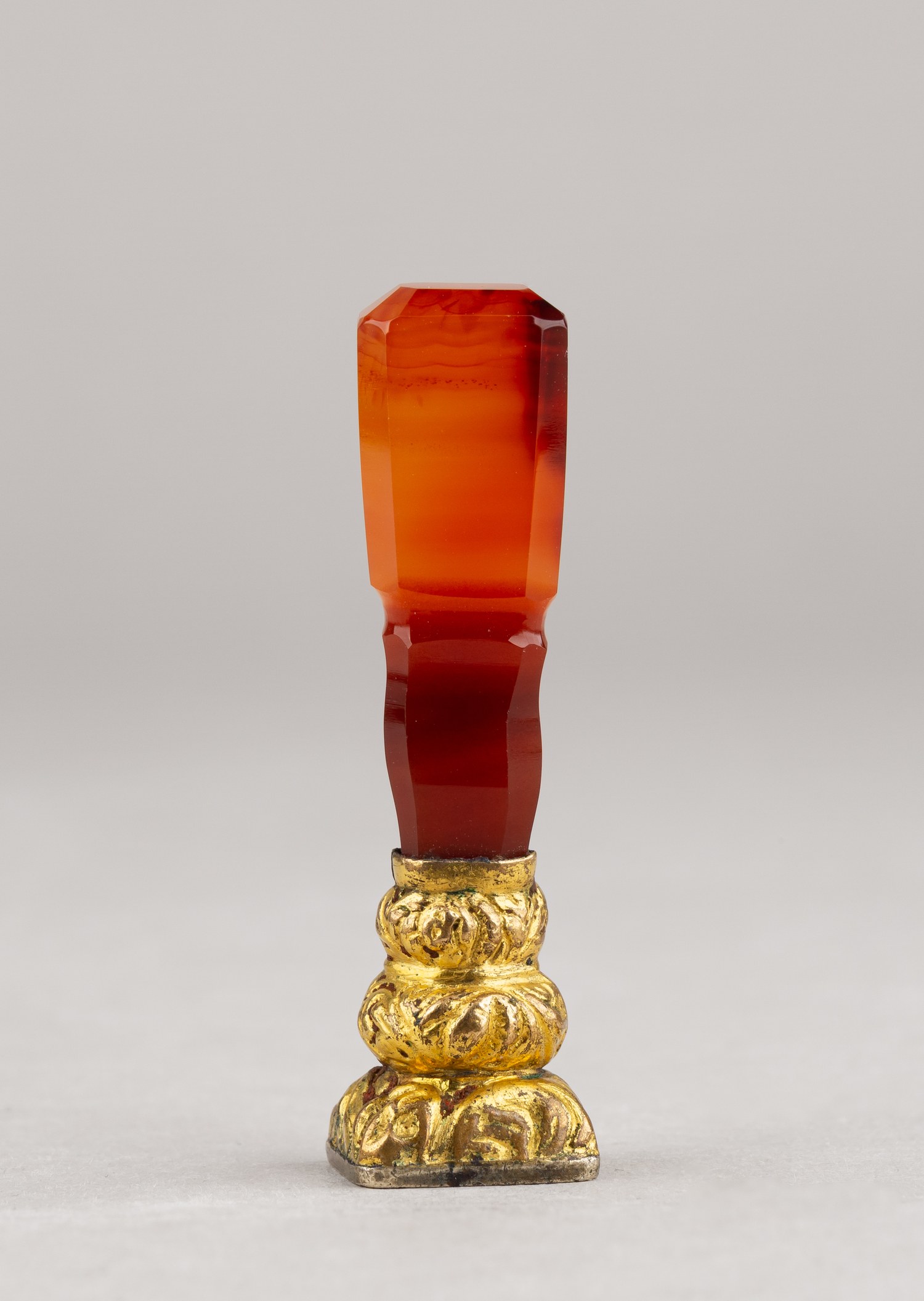 Марьяжная печать с гербами родов Одынец и Долэнга. Польша, конец XIX века.