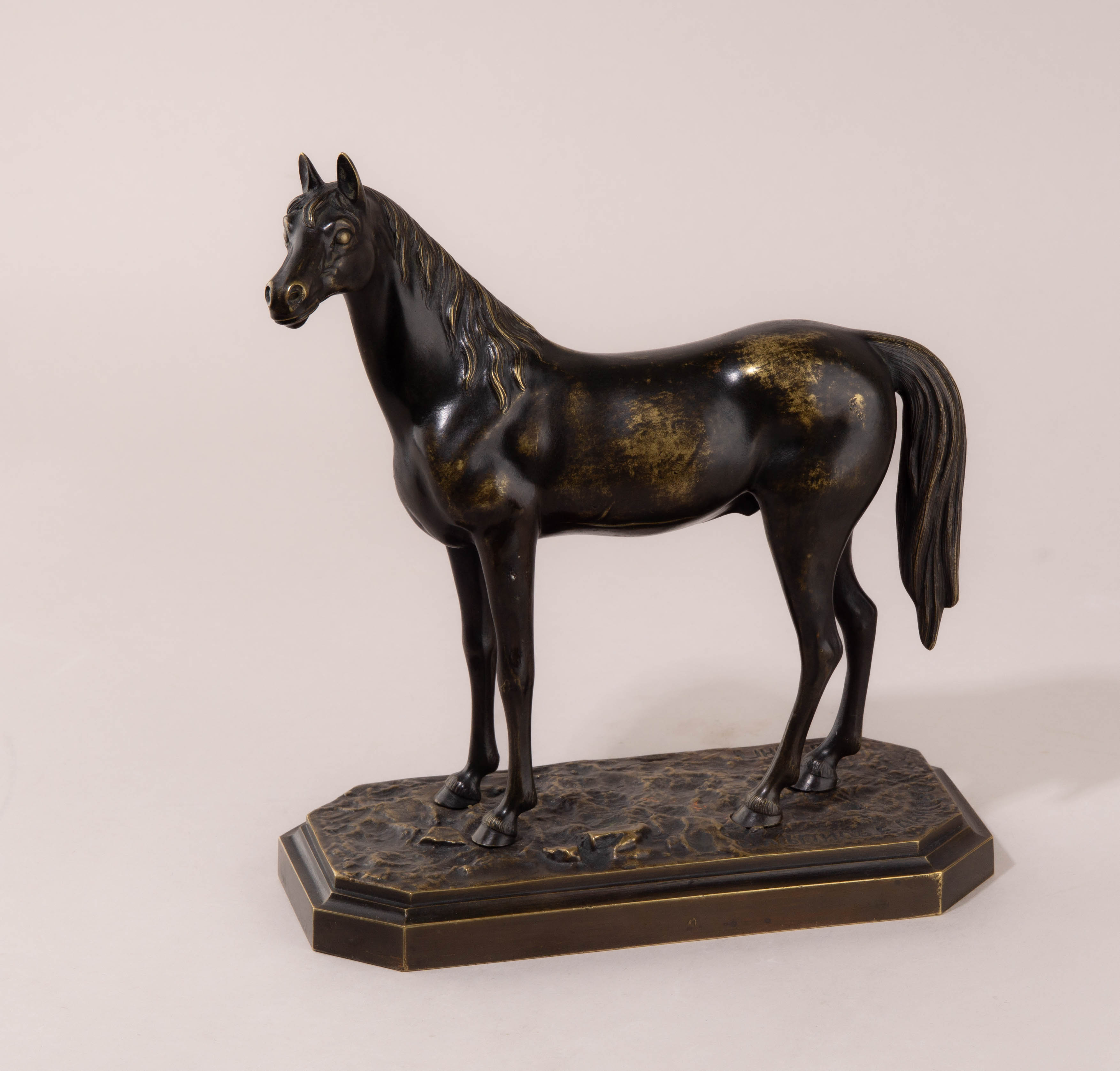 Е.А. Лансере. Скульптура «Чистокровный жеребец»
Петербург, скульптор Е.А. Лансере, фабрика Н.Ф. Штанге, последняя треть XIX в.