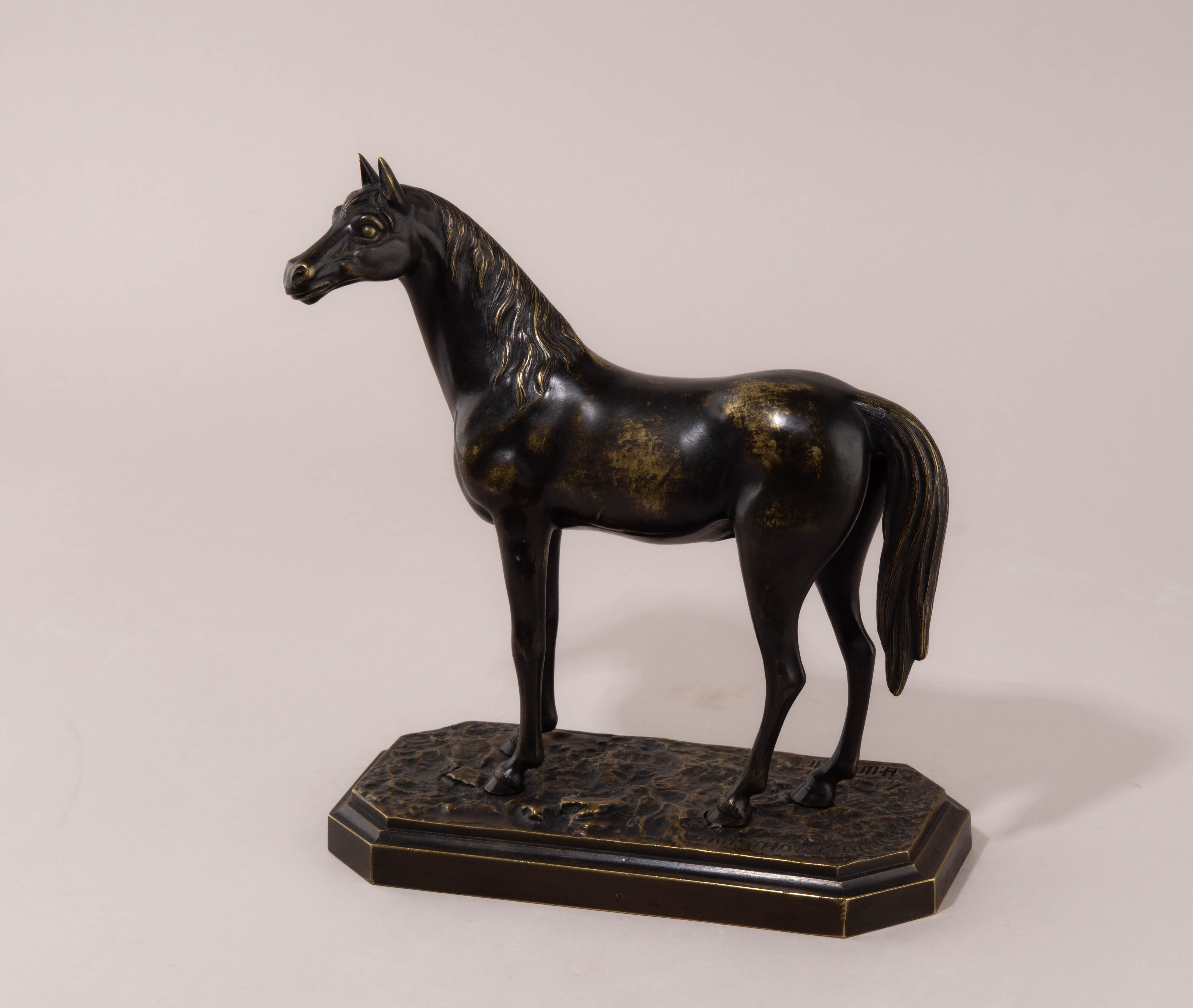 Е.А. Лансере. Скульптура «Чистокровный жеребец»
Петербург, скульптор Е.А. Лансере, фабрика Н.Ф. Штанге, последняя треть XIX в.