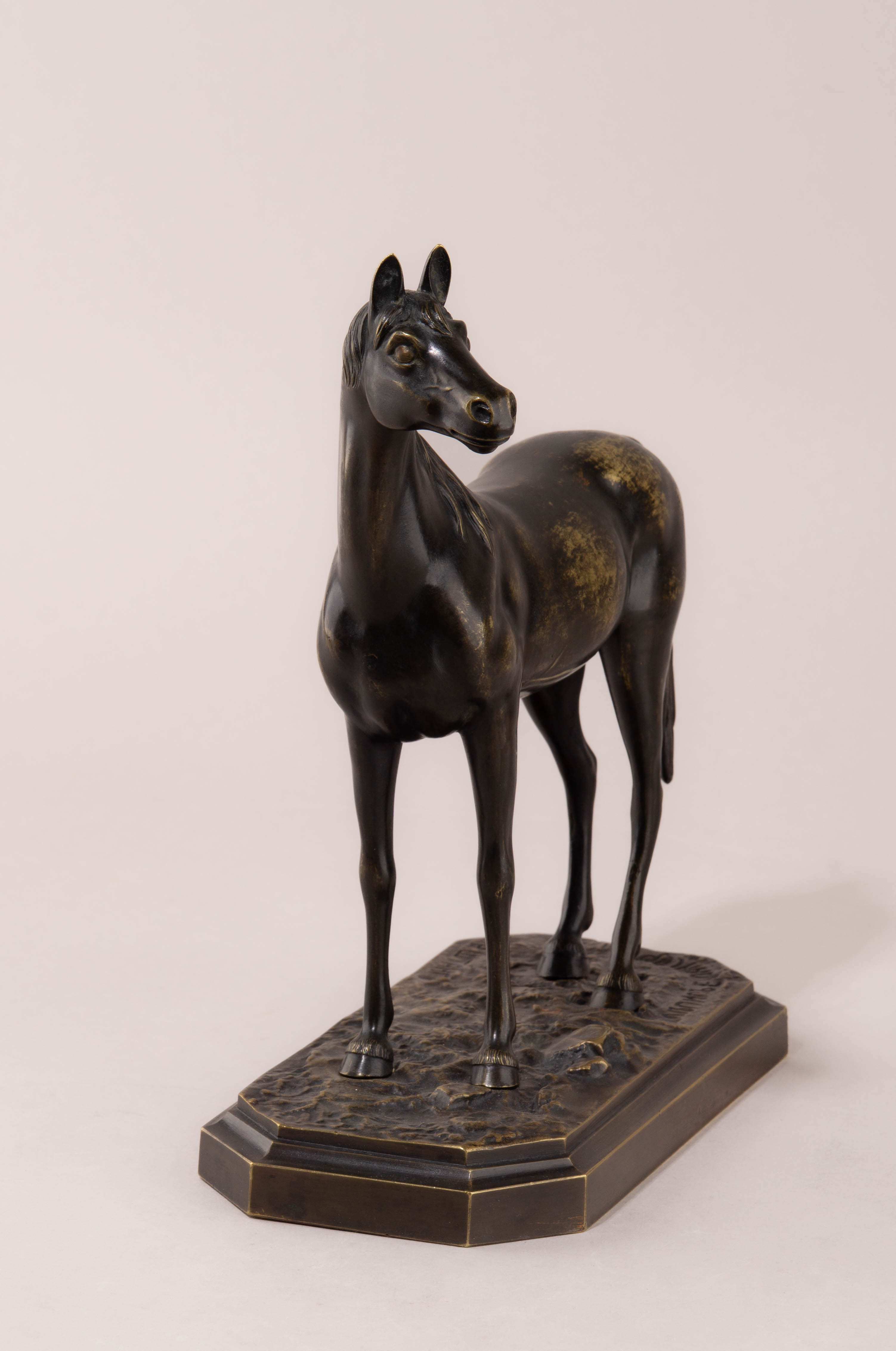 Е.А. Лансере. Скульптура «Чистокровный жеребец»
Петербург, скульптор Е.А. Лансере, фабрика Н.Ф. Штанге, последняя треть XIX в.