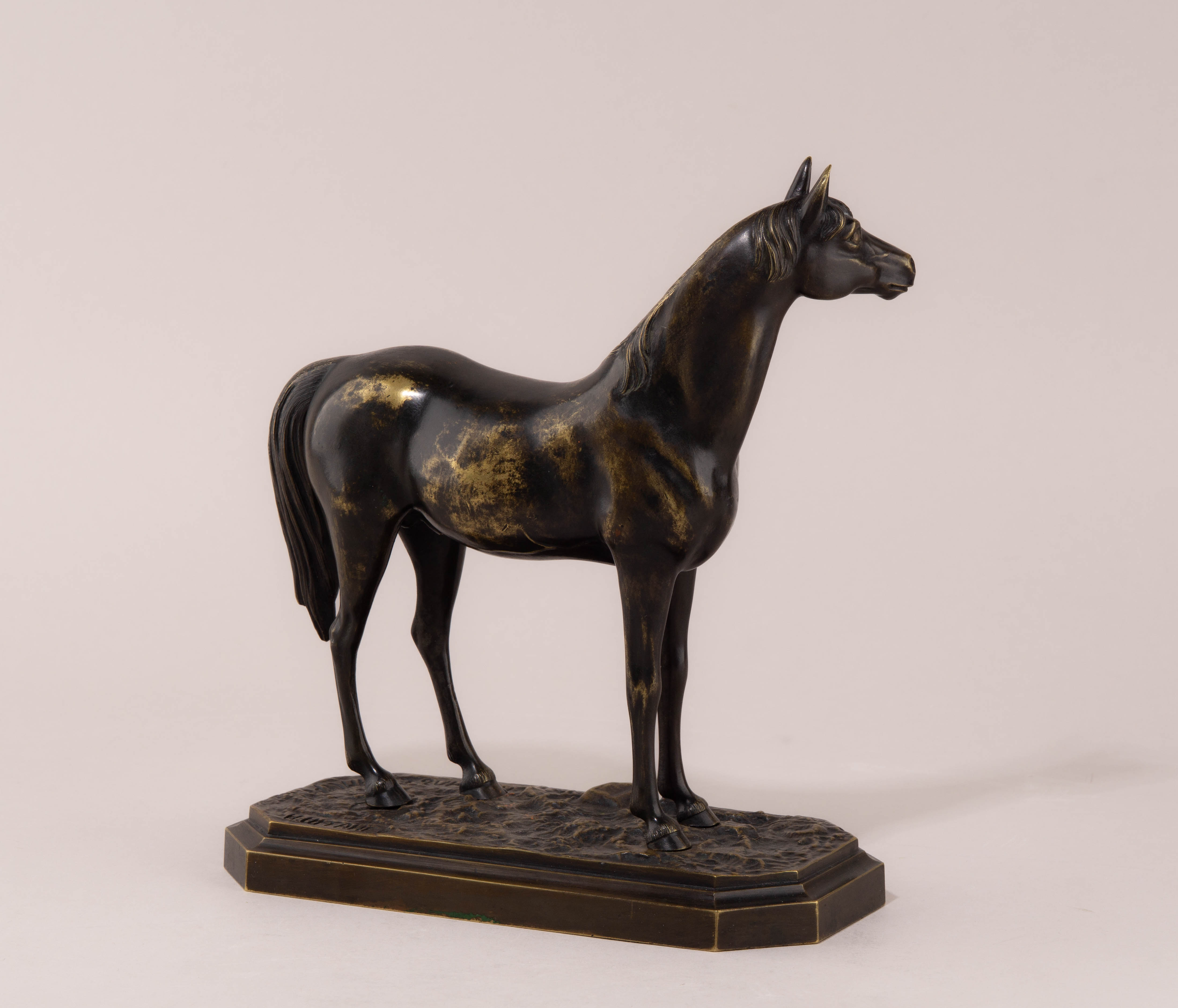 Е.А. Лансере. Скульптура «Чистокровный жеребец»
Петербург, скульптор Е.А. Лансере, фабрика Н.Ф. Штанге, последняя треть XIX в.