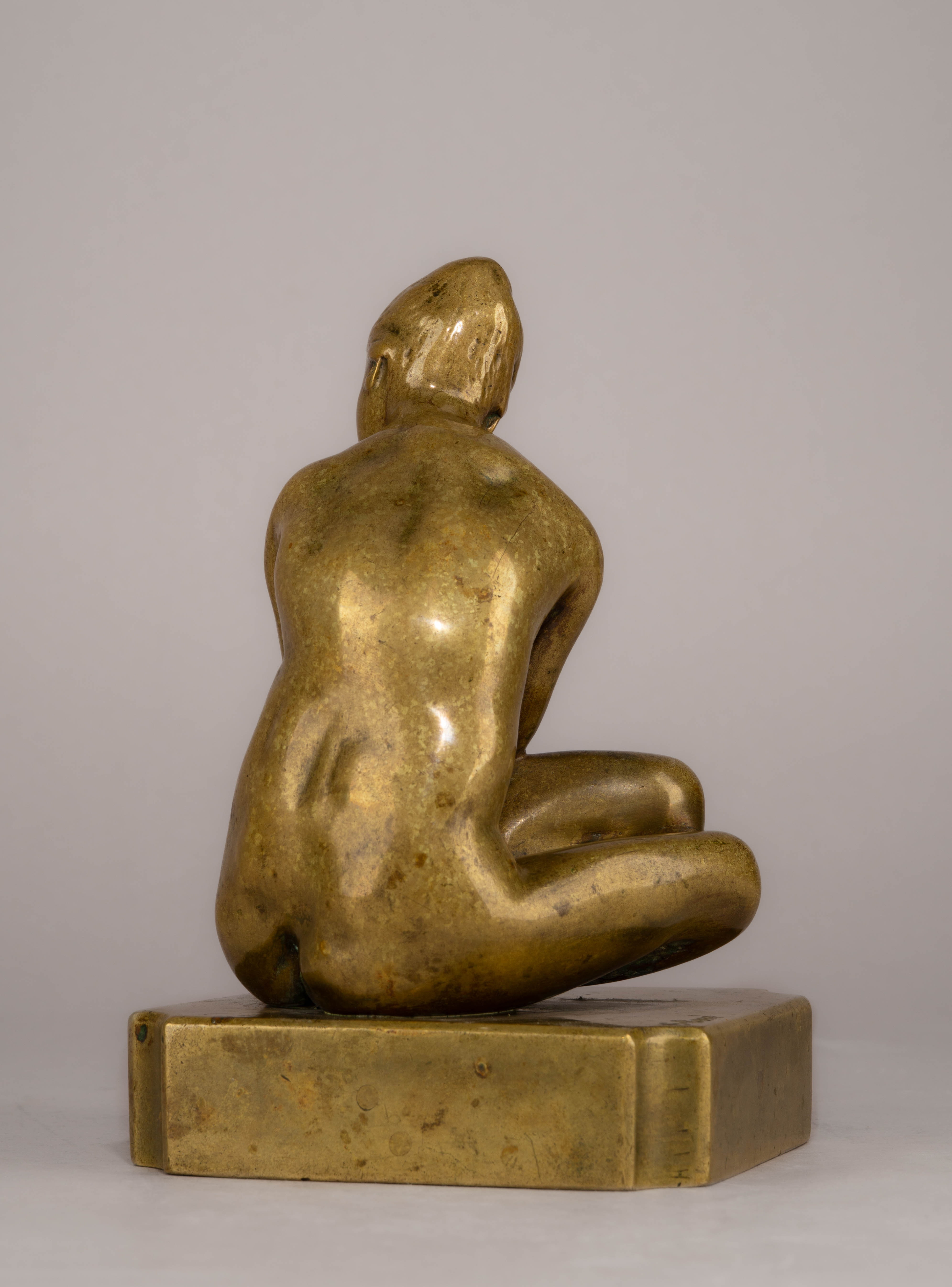 (В Орсе и Метрополитен музей) «Обнаженная». Скульптура.
Франция, скульптор Жорж Серр / Georges Serre (1889–1956), начало ХХ века.