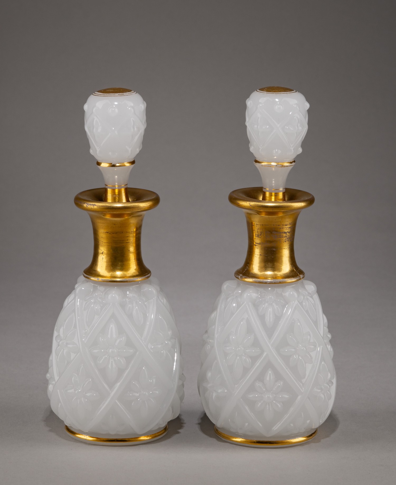 Два флакона для духов. Западная Европа, Богемия. Конец XIX века.