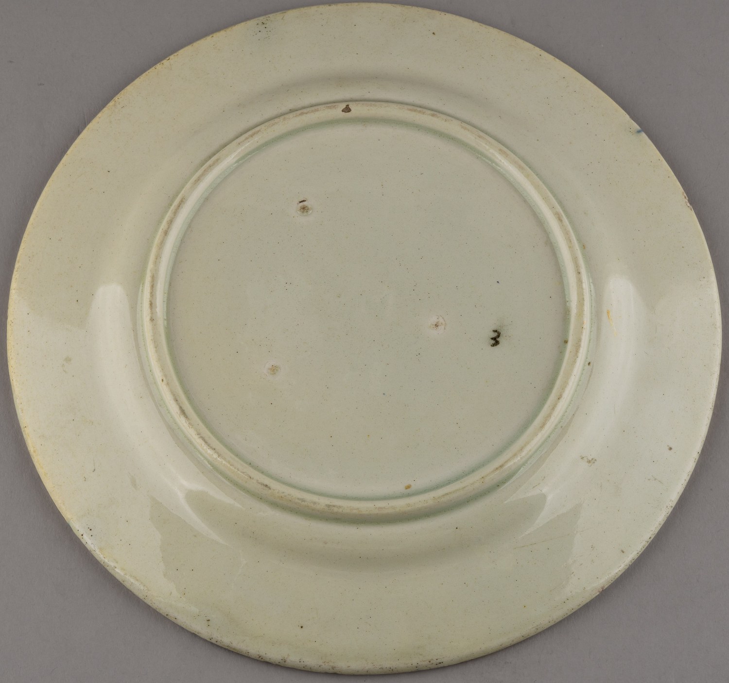 Тарелка, «Казак на коне». Россия, Завод М.С. Кузнецова в Твери, 1870-1872 годы.