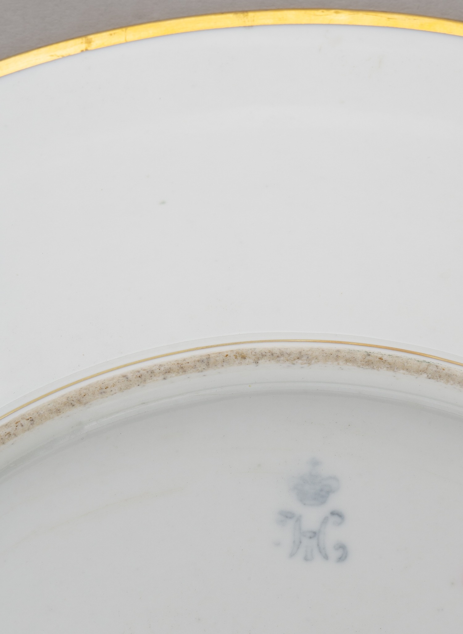 Блюдо из Кремлевского сервиза. Россия, Санкт-Петербург, Императорский Фарфоровый завод, по проекту Ф.Г. Солнцева, 1837-1838 годы.