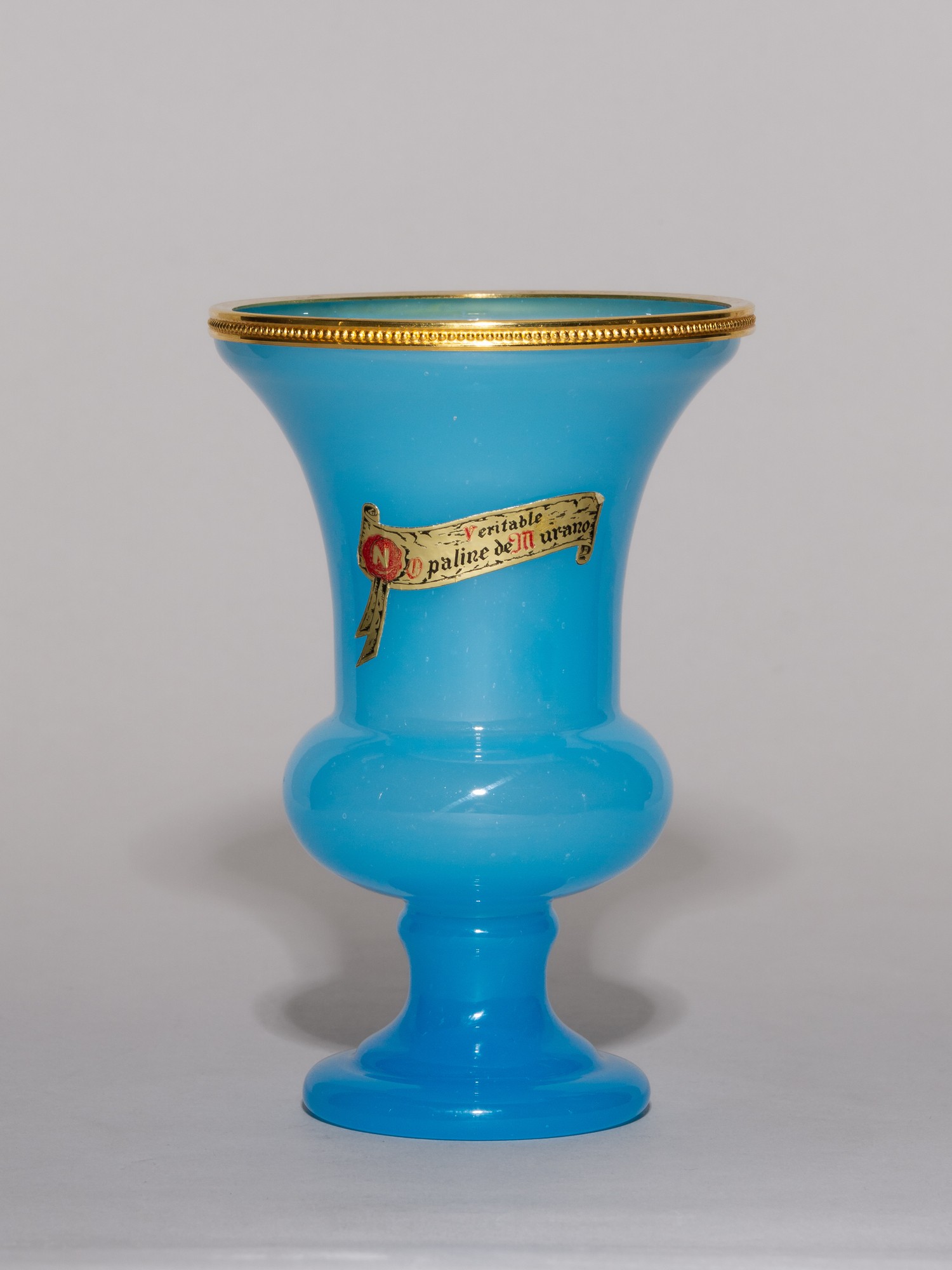 (Мурано Murano) Кубок из опалинового стекла. Италия, Венеция, Мурано, Винченцо Насон (Vincenzo Nason), 1967-1989 годы.