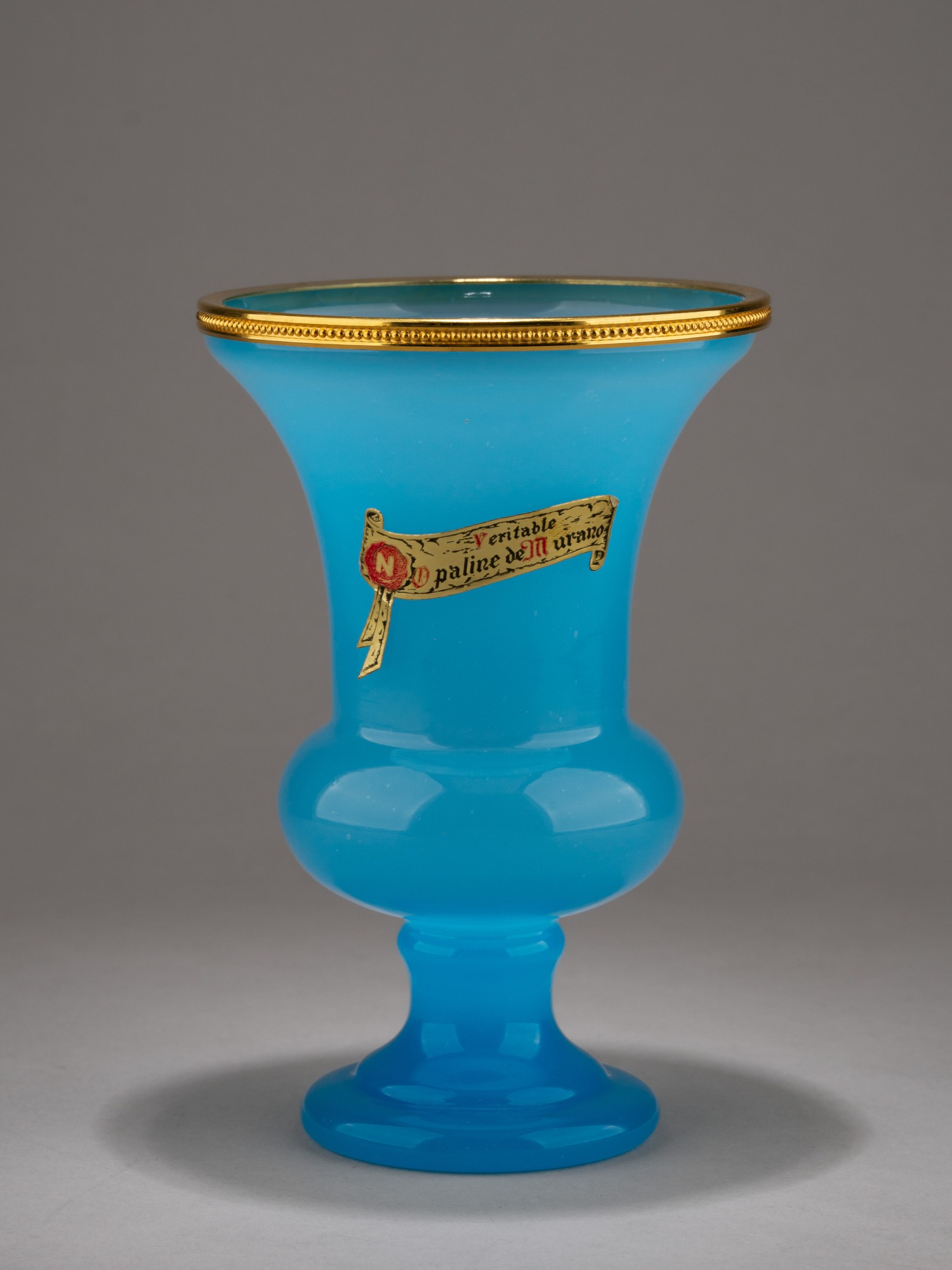 (Мурано Murano) Кубок из опалинового стекла. Италия, Венеция, Мурано, Винченцо Насон (Vincenzo Nason), 1967-1989 годы.