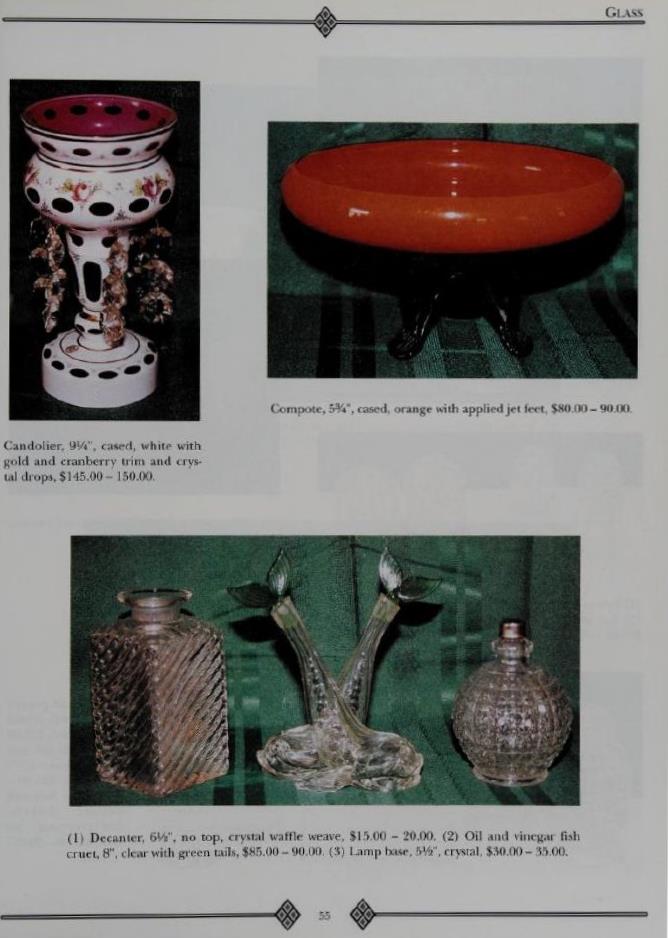 Люстра с цветочной росписью и хрустальными подвесками. Чехословакия, 1950-60-е годы.