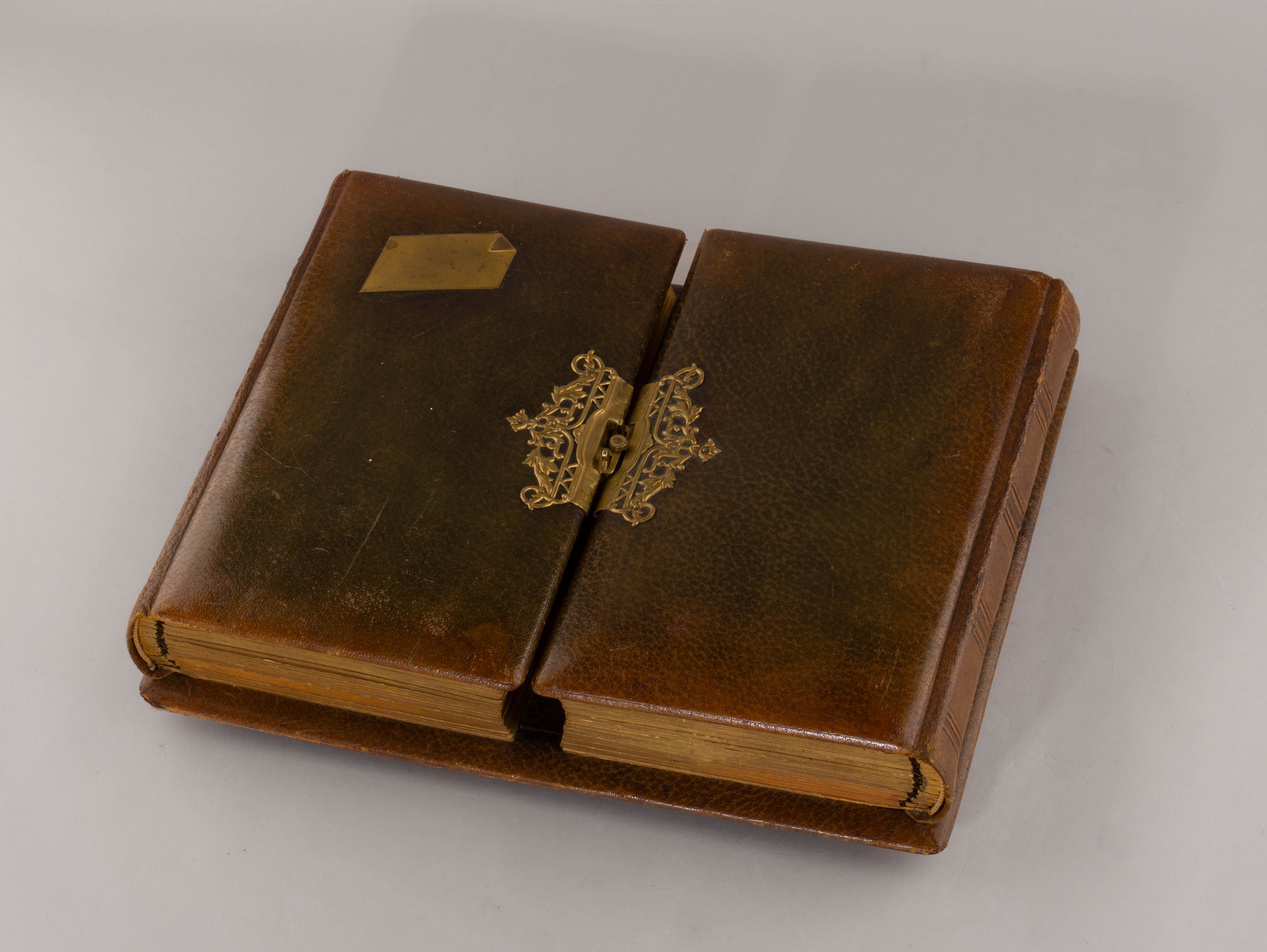 (Двухтомник) Альбом для фотографий с откидной подставкой. Россия, конец XIX–начало XX века.