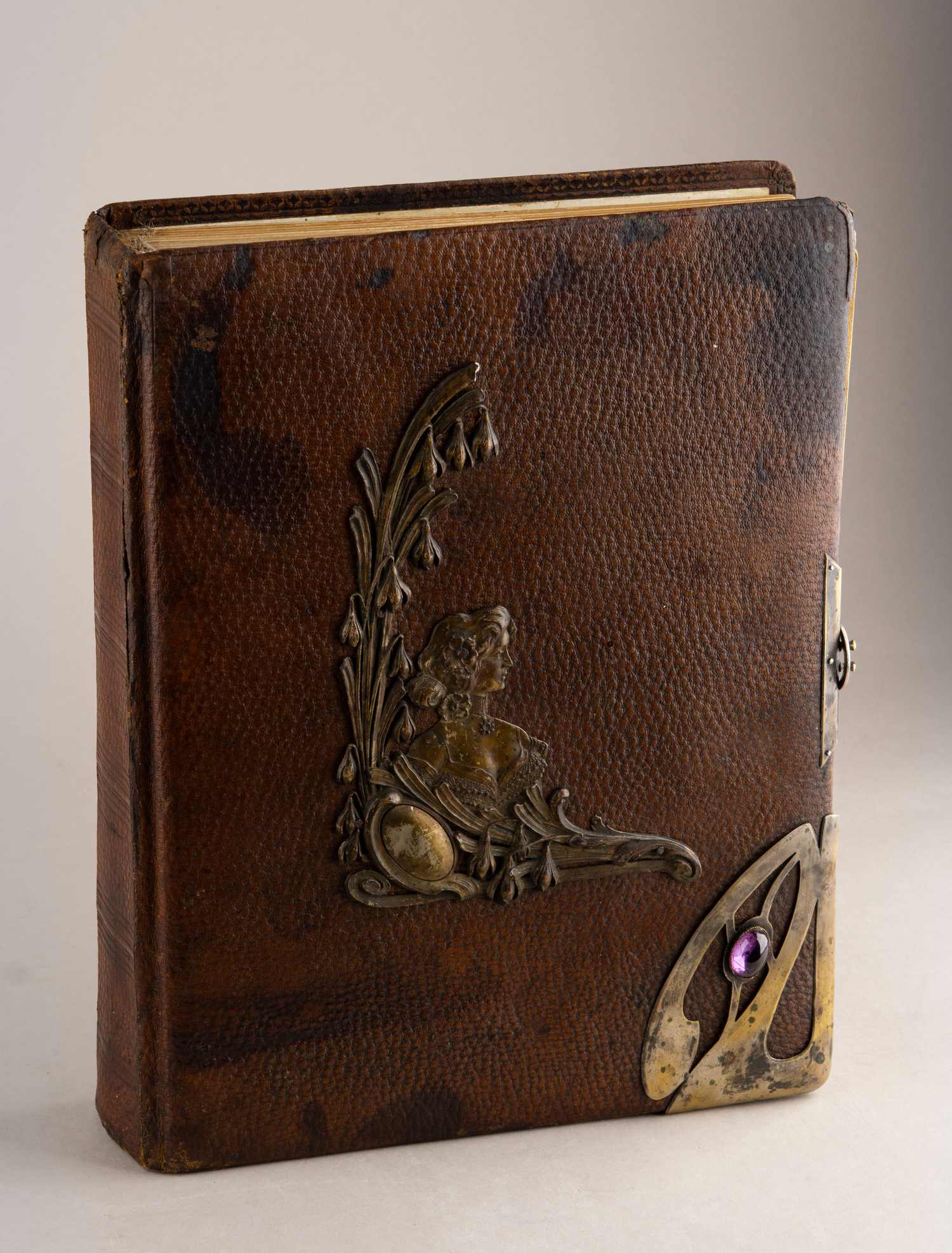 (Каразин) Альбом для фотографий с хромолитографиями Н.Н. Каразина. Россия, Санкт-Петербург, конец XIX–начало XX века.