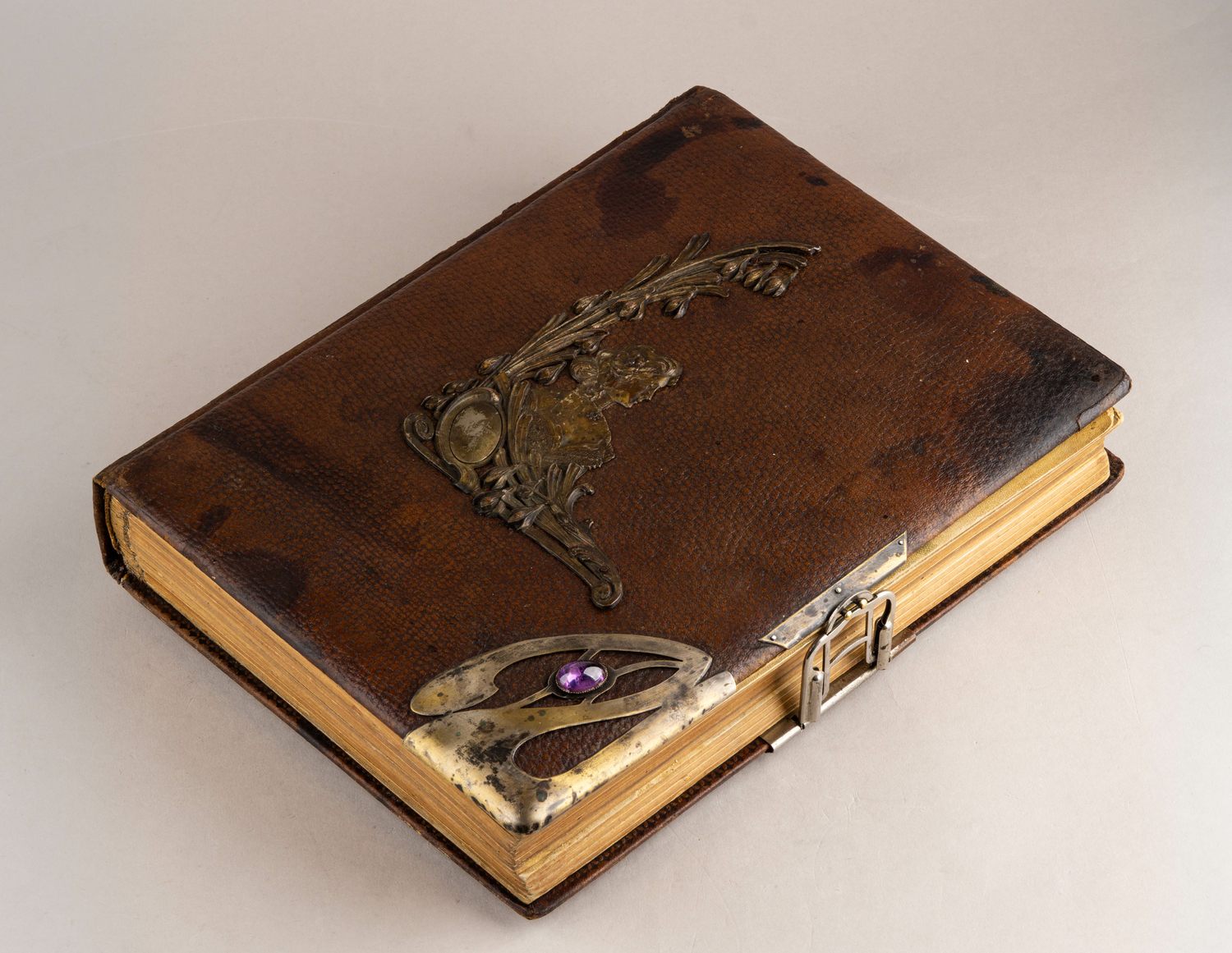 (Каразин) Альбом для фотографий с хромолитографиями Н.Н. Каразина. Россия, Санкт-Петербург, конец XIX–начало XX века.