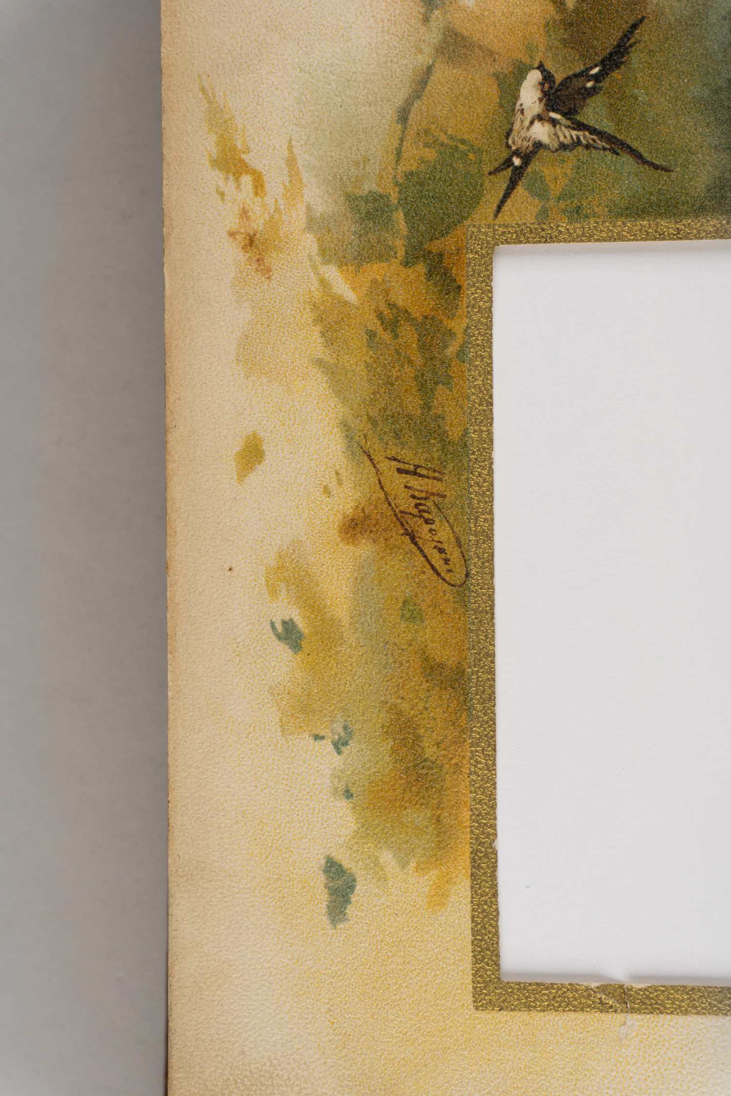 (Каразин) Альбом для фотографий с хромолитографиями Н.Н. Каразина. Россия, Санкт-Петербург, конец XIX–начало XX века.