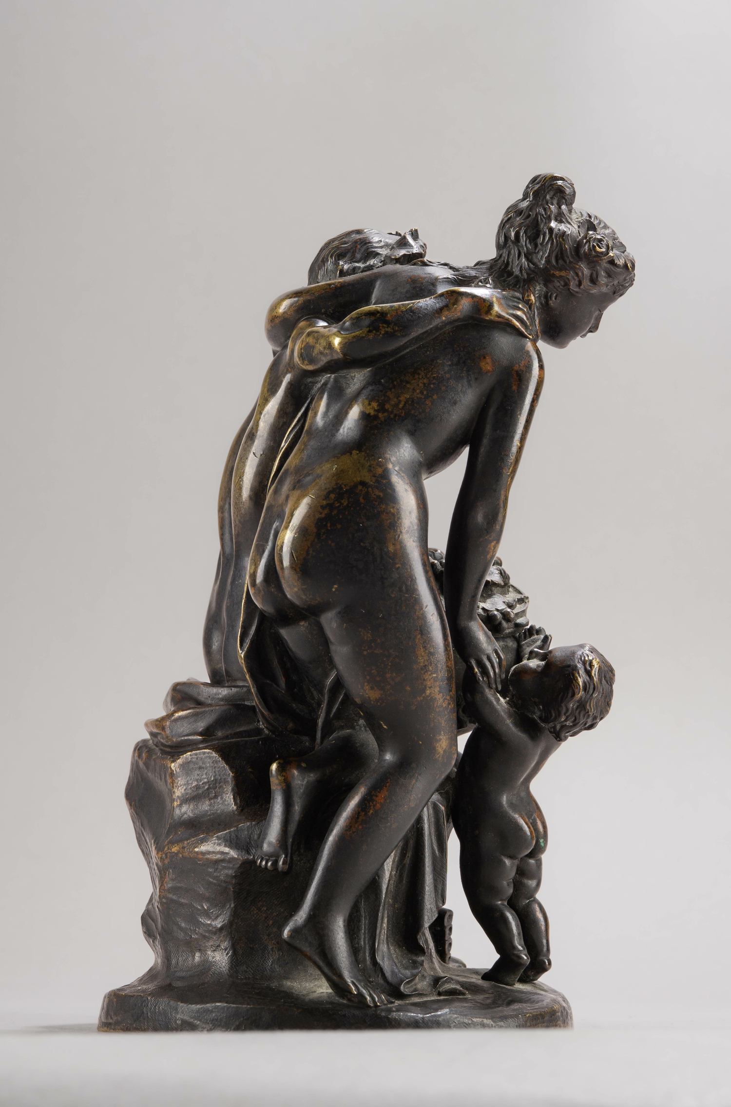 Скульптура «Фавн и Вакханка». Франция, по модели скулптора  К.М. Клодиона, вторая половина XIX века.