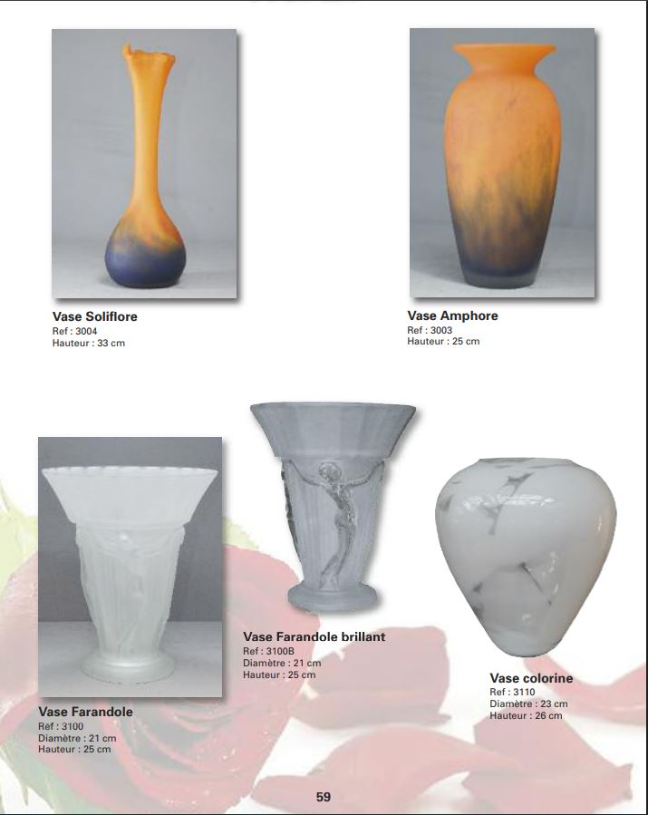 Ваза в стиле ар-деко «Фарандола».
Франция, 1920–1930 годы.