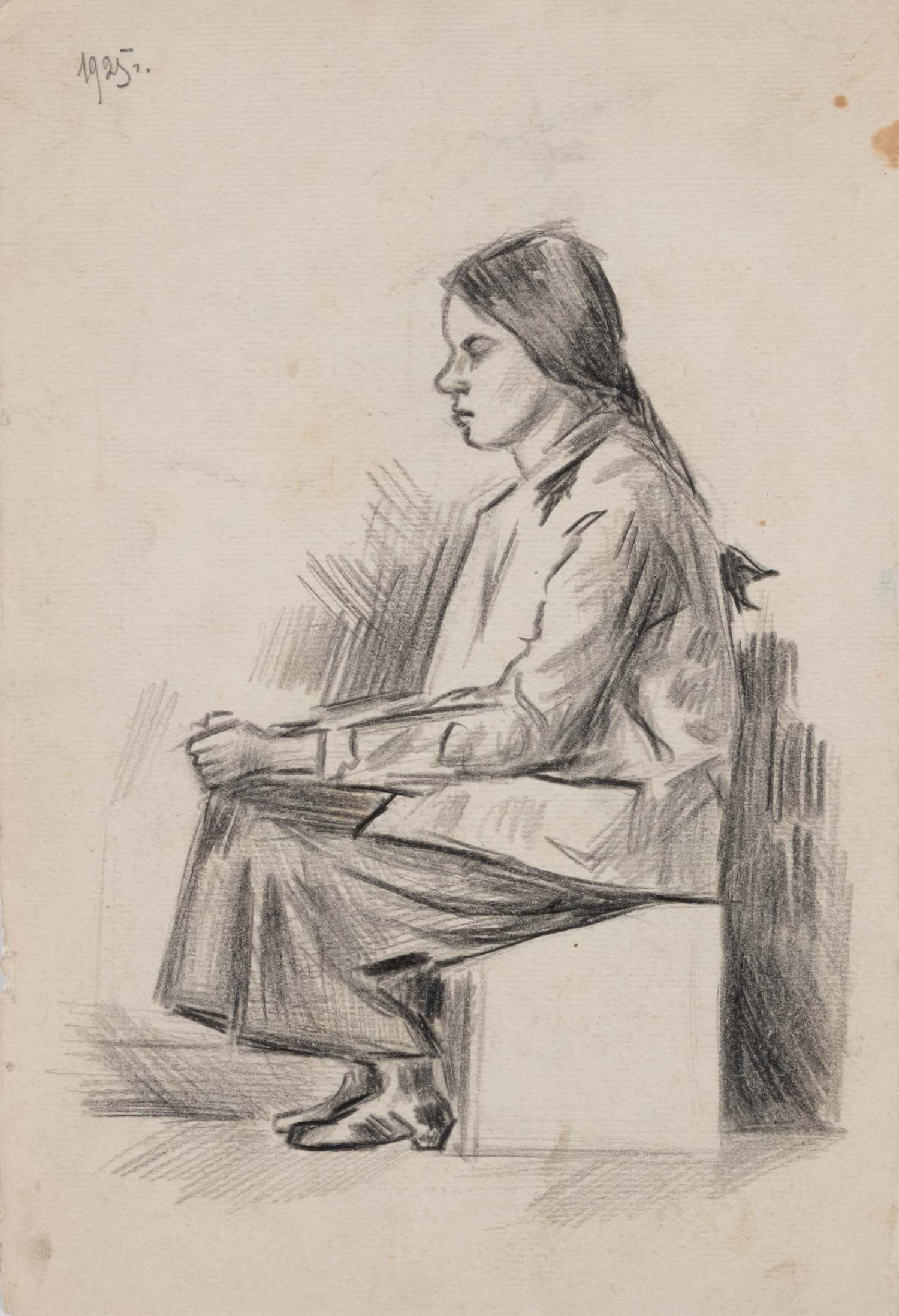 Неизвестный художник. Четыре эскиза. 1925-1928 года.