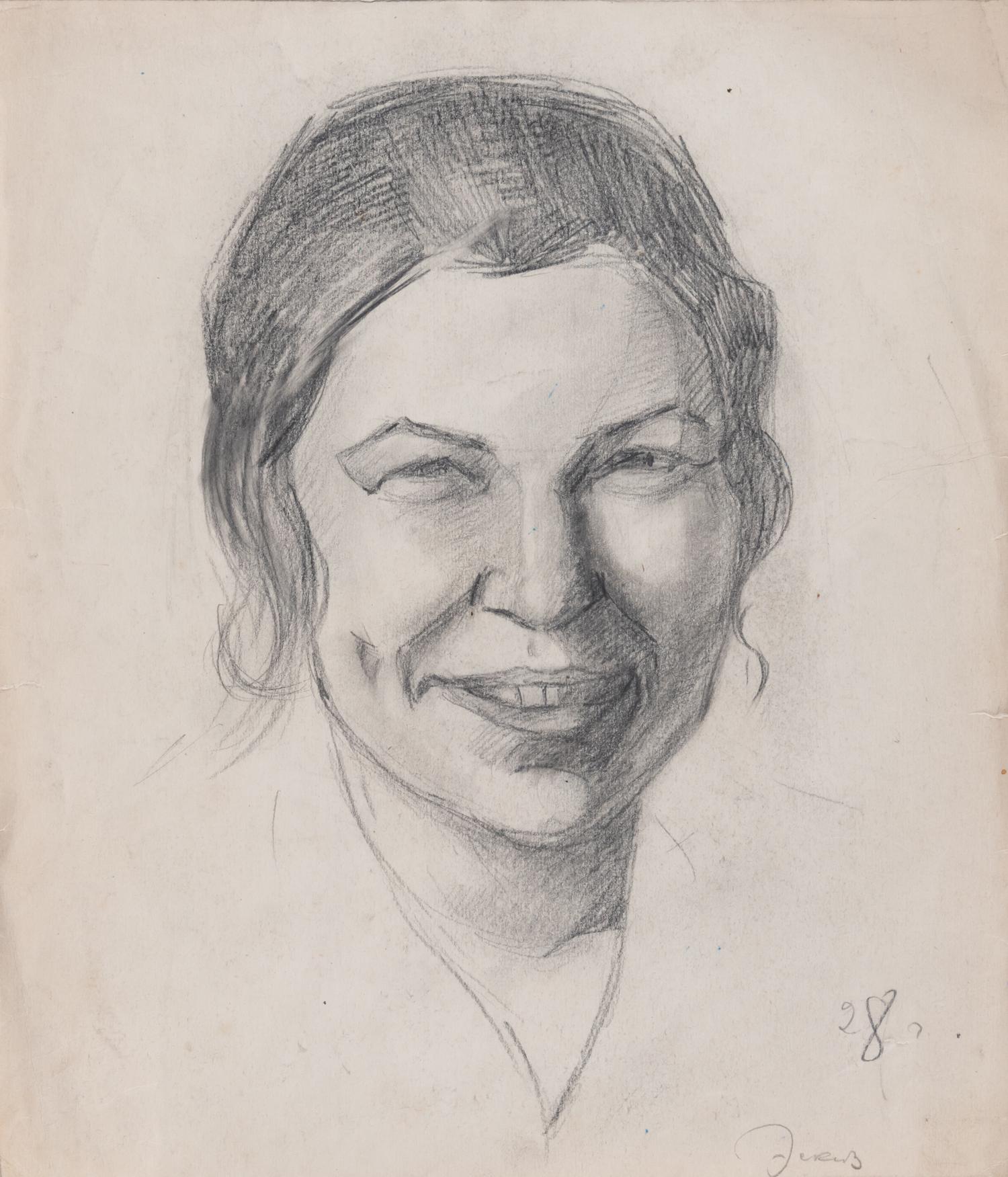 Неизвестный художник. Четыре эскиза. 1925-1928 года.