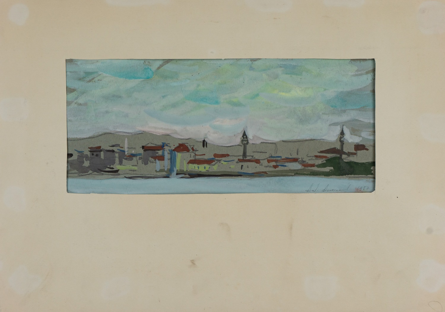 Адольф Алексеев. Босфор. 1957.