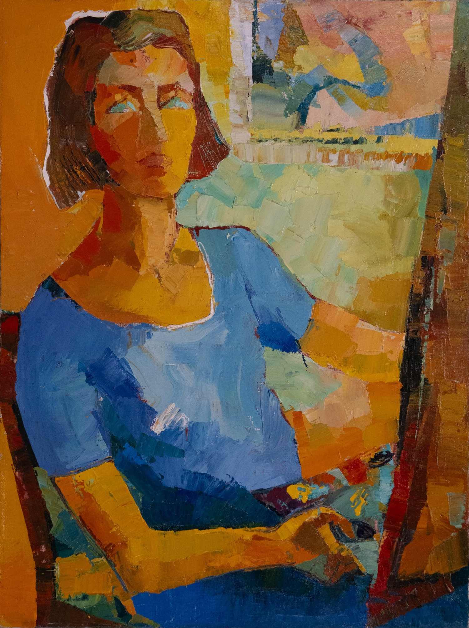 Старостина Елена. Портрет художницы. 2000-е годы.