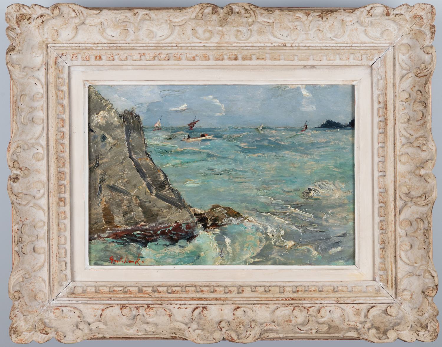 Грищенко Алексей Васильевич.  Морской пейзаж. 1957