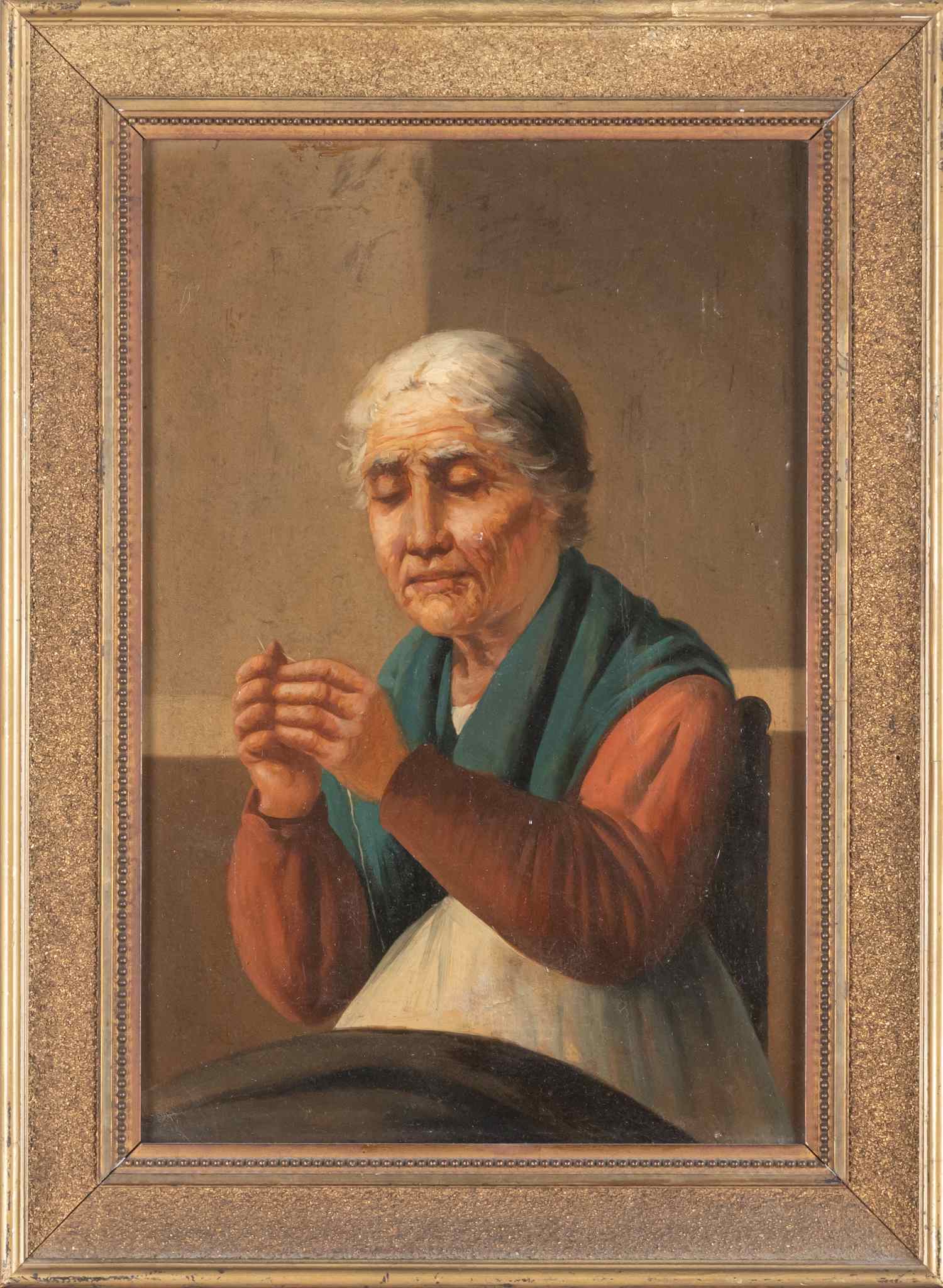 Неизвестный художник. Два портрета пожилой пары. Западная Европа. XIX век