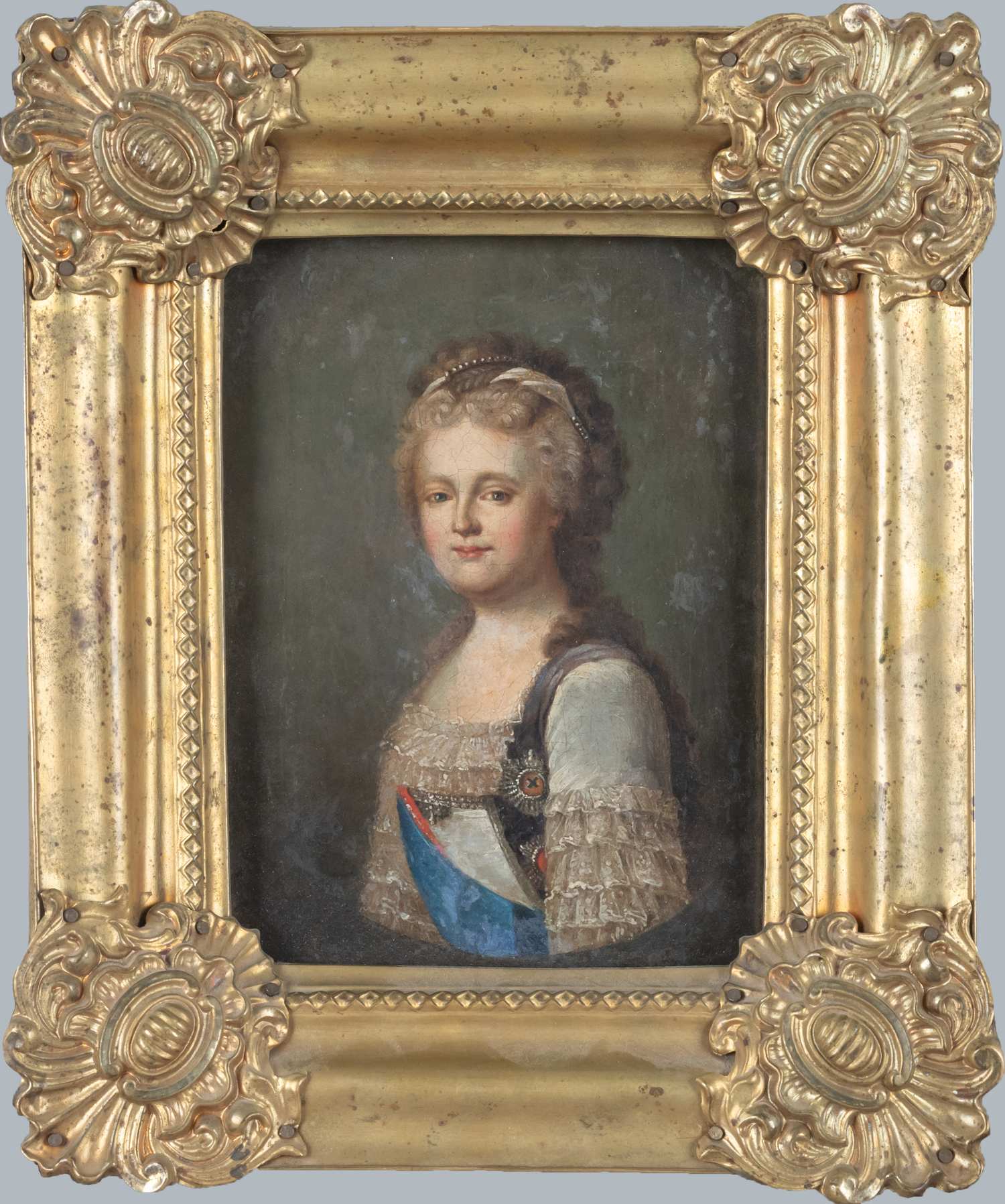 Неизвестный художник. Портрет императрицы Марии Фёдоровны. (Копия с картины Пустынина И.А.) XIX век.