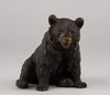 Чернильница в виде медведя. Россия, конец XIX века.