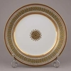 (ИФЗ) Тарелка из «Бабигонского сервиза», дополнение к основному составу. Россия, Императорский Фарфоровый завод, 1902.