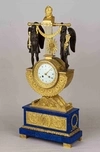(С экспертизой) Часы каминные «Триумф Гомера». 
Франция, 1820-е годы.