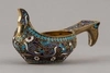 (Зверев) Ковш с эмалью по скани. 
Россия, Москва, мастер – Н.Н. Зверев, 1908–1914 годы.