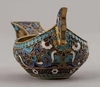 (Зверев) Ковш с эмалью по скани. 
Россия, Москва, мастер – Н.Н. Зверев, 1908–1914 годы.