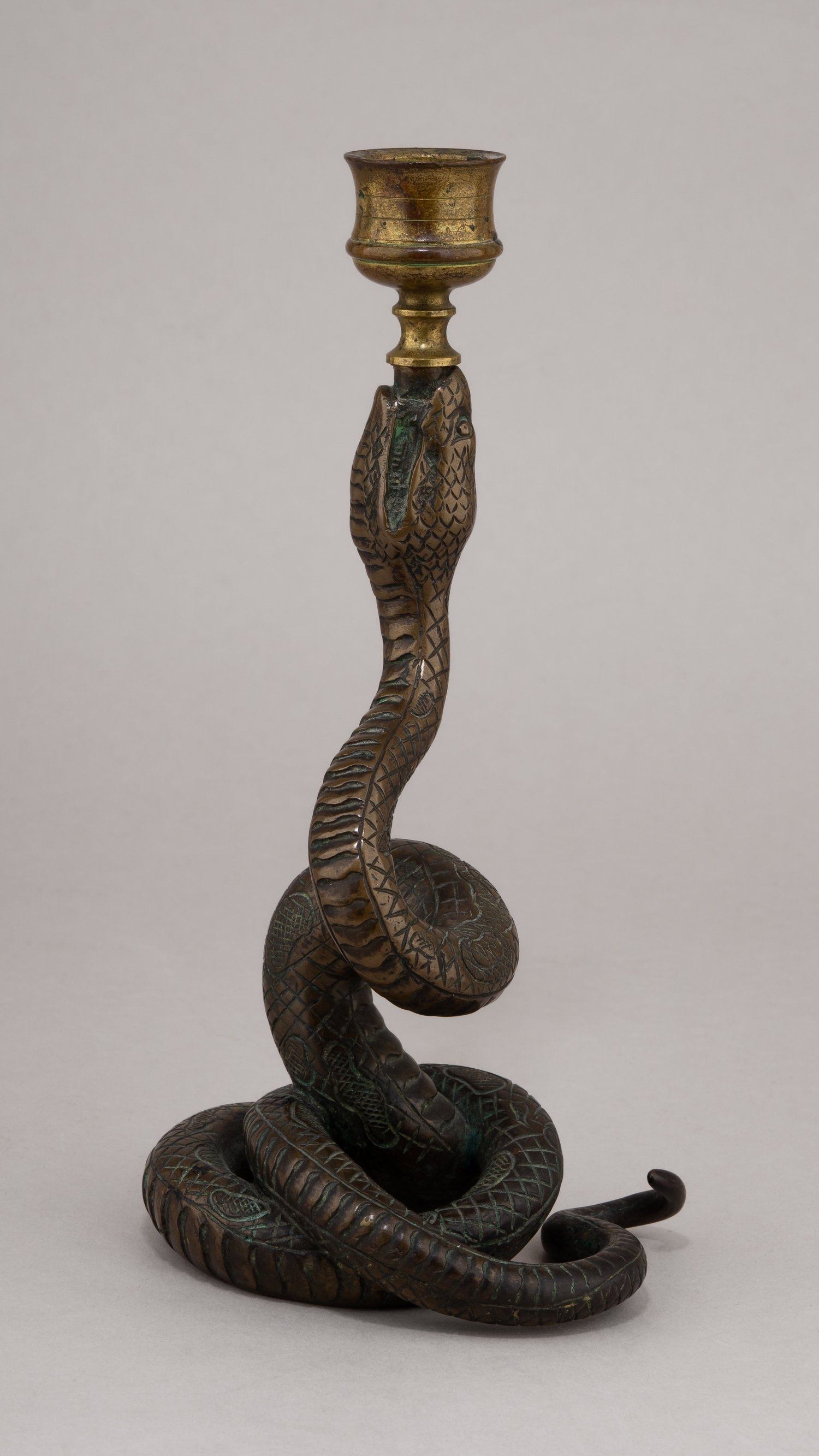 Подсвечник «Змея».<br>Россия (?), конец ХIХ – начало ХХ века.