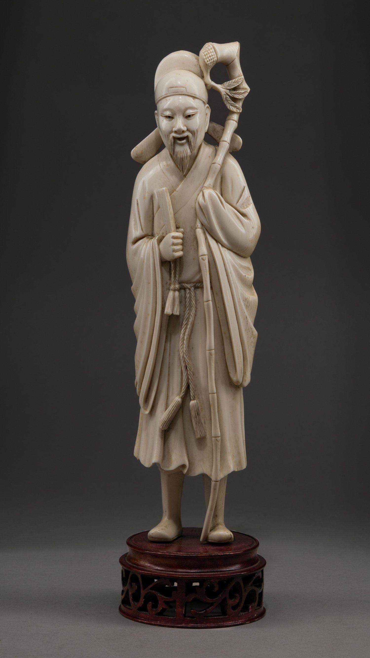 Статуэтка «Дзюродзин».
Китай,  вторая половина XX века.