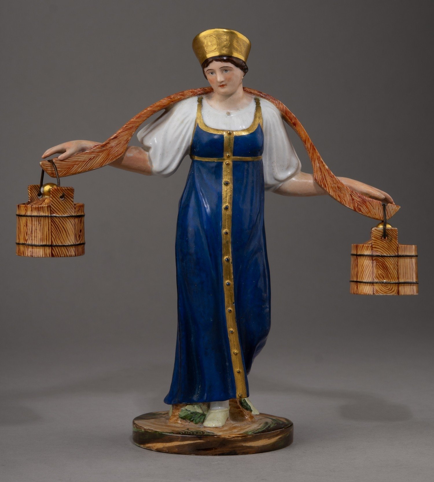 (Пименов) Скульптура «Водоноска».<br>Россия, Императорский фарфоровый завод, автор модели – Пименов С.С., около 1820 года.