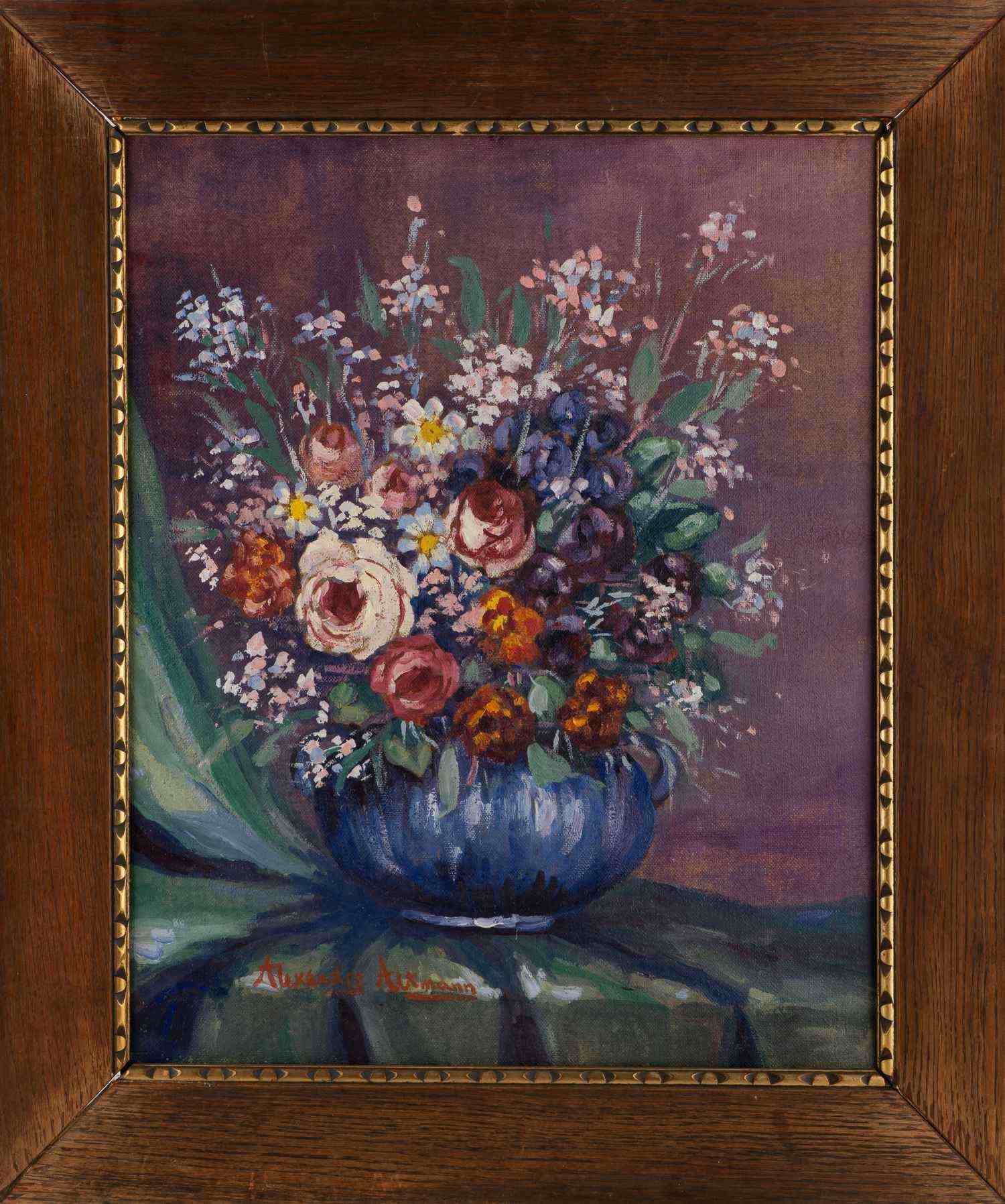 Александр Альтман (по подписи). Букет цветов. Вторая треть XX века.