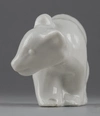 ЛФЗ. Кучкина) Скульптура «Медвежонок». 
СССР, Ленинградский фарфоровый завод, скульптор Т.С. Кучкина, 1936–1945 годы.