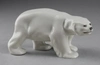 (В.И. Блохин) Скульптура «Белый медведь».
СССР, Ленинградский фарфоровый завод, В.И. Блохин. 1940-е годы.